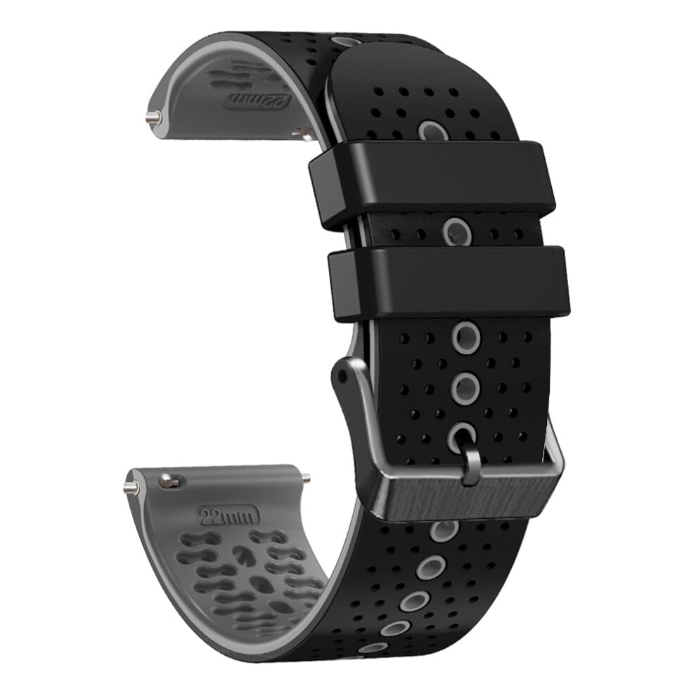 22 Mm Silicone Strap For Huawei Watch Gt5, Gt5 Pro, Gt4, Gt3, Gt2 - 46 Mm Smart Watch Band, Style E, Compatible With Huawei Models 6038364383051