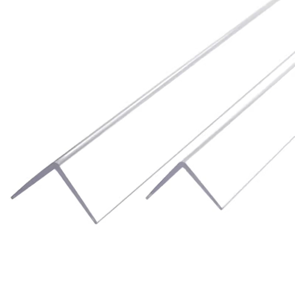 Eckwinkelleiste Aus Kunststoff 2Er-Pack 1.2M 2Cm Breite Transparente Eckschutzstreifen Fã¼R Wã¤Nde Tã¼Ren Tische 6482260814636