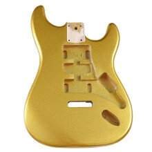 Accessories for E-Guitar Body Assembly - Mounting Kits, Wood Material, Compatible with Standard Models, Black