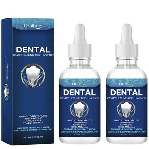 (2pcs)60ml Tooth care solution Dentite Cavity Healing Tooth Armor