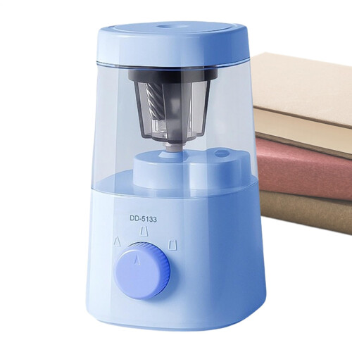 Electric Pencil Sharpener for Classroom Use, Heavy-Duty Automatic Pencil Sharpener for Students and Office, Black and Silver