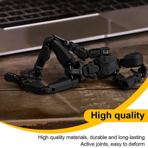 Action Figure with Weapons and Hands 3D Printed Multi-Joint Robot Dummy 13 Joints Compatible with Custom Builds 2