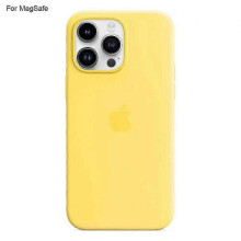 (Light Yellow, Multicolor) g2J For iPhone 14 Pro Case Compatible with MagSafe Liquid Silicone H6f Phone Back Cover [Induction P