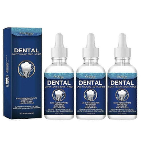 (2pcs) 1-3x 60ml Tooth care solution Dentite Cavity Healing Tooth Armor