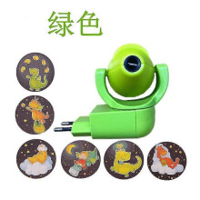 (Green) Star Moon Animal Projector Led Projector 6 Images Sensor Eu Plug Night Light For Kids Baby Bedroom Decoration