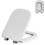 Square Toilet Seat with Soft Close Feature, Quick Release, 360 Adjustable Hinge, Easy Clean, Model LÖ 04C 1