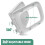 Square Toilet Seat with Soft Close Feature, Quick Release, 360 Adjustable Hinge, Easy Clean, Model LÖ 04C 5