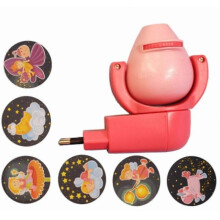 (Pink) Star Moon Animal Projector Led Projector 6 Images Sensor Eu Plug Night Light For Kids Baby Bedroom Decoration