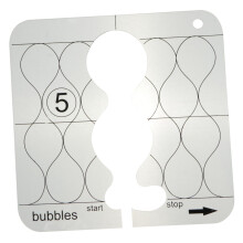 Ruler for Sewing Patches and Quilting – Acrylic Embroidery Template, Freehand Quilt Ruler, 12 Inch, Sewing Accessories