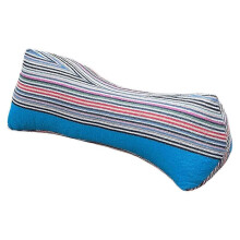 (Blue) All Cotton Buckwheat Shells Diamond Shaped Cervical Pillow Household Adult Lumbar Pillow Nap Pillow