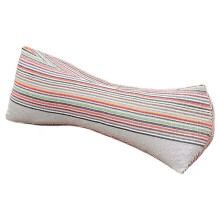 (Gray) All Cotton Buckwheat Shells Diamond Shaped Cervical Pillow Household Adult Lumbar Pillow Nap Pillow