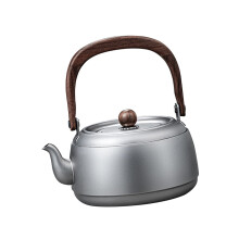 Camping Kettle Titanium Water Pot 800ml Portable Teapot for Open Fire Hiking Fishing Camping Travel
