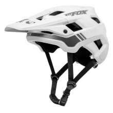 (M, White) Mountain Bike Helmet LA303-105 MTB Cycling Sports Bicycle Helmet for Youth Adults Men Women with Removable Visor