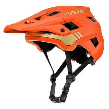 (L, Orange) Mountain Bike Helmet LA303-105 MTB Cycling Sports Bicycle Helmet for Youth Adults Men Women with Removable Visor