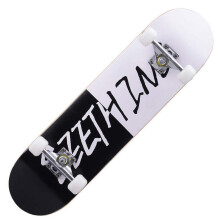 Skateboards für Anfänger 31 Zoll 7-Layer Ahornholz Komplettes Skateboard Double Kick Concave für Extremsportarten