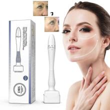 Microneedle Dermastamp Pen Drs 140 Stainless Steel Derma Roller Stamp 0.5-3mm Adjustable Needles - SS