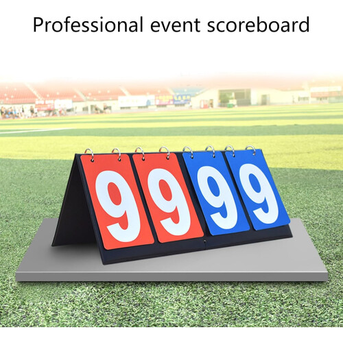 Tabletop Scoring Board Portable Score Flipping System for Multisport, Easy Turn Points Keeper, Durable Design 1