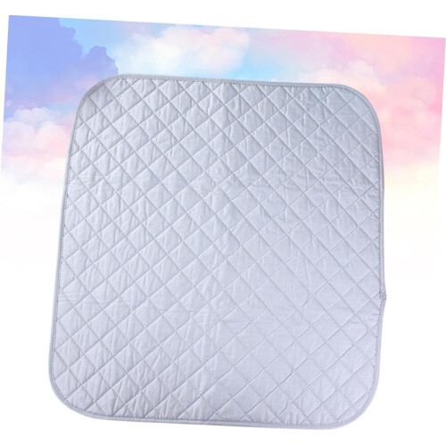 Thermal Insulation Ironing Mat Baroque Brooch Design Foldable 1x Small Step Stool Kitchen Trolley White 1