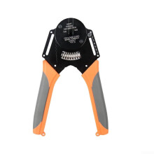 4-Way Ratchet Crimping Tool for German Closed Connectors, Adjustable Crimp Force, Precision Applications