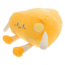 Cheese Cushion Plush Toy Cheese Wedge Pillow PP Cotton Yellow for Bedroom Sofa Decorative Cushion
