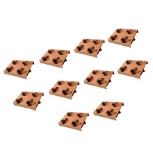 10 Paper Cup Holders Portable Drink Tray for Milk Tea Beverages Reusable Eco-Friendly Design for Easy Carrying