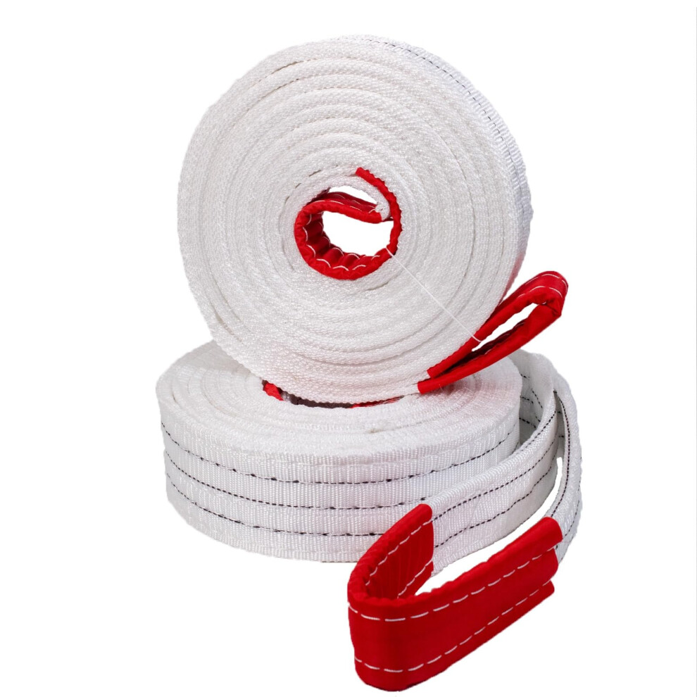 Polypropylene White Lifting Straps For Tree Lifting 3T Capacity, 4M Length, Towing Equipment, Tree Protection Line 6447073762161