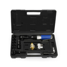 Heavy-Duty Right Angle Pneumatic Ratchet Wrench Sets for Automotive Repair, Manufacturing, and Construction Applications
