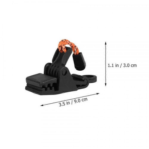 Wind Clip, 2 Pcs Plastic Tent Clips Camping Heavy Duty Fixer Clamps 1
