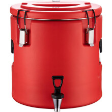 20L/30L/40L/50L Stainless Steel Hot Water Dispenser Coffee Pot, Commercial Food Soup Warmer with Tap for Hot Beverages