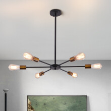 Ganeed Sputnik Chandeliers 6-Light Modern Chandelier Ceiling Light