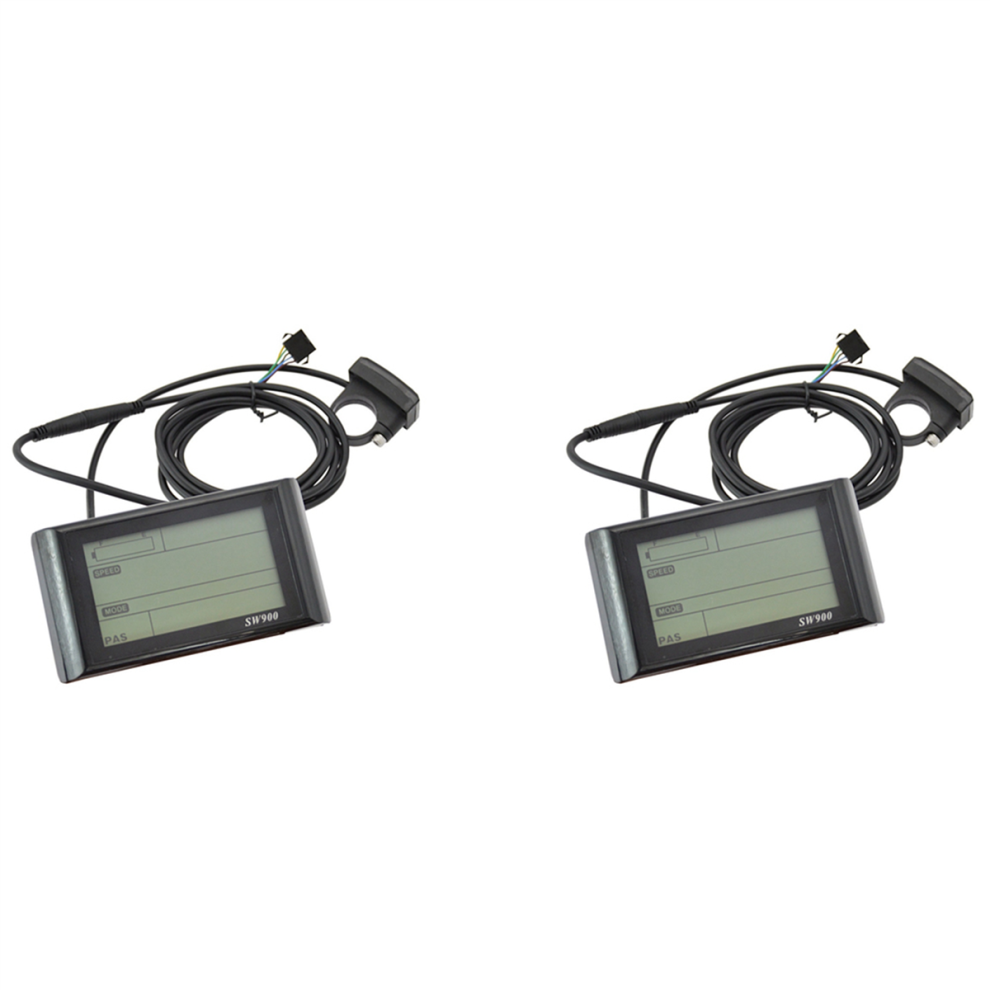 Photos - Cycle Computer Jojomino 2X SW900 Ebike LCD Display 36V E-Bike LCD Meter Panel Display for Electric Bike Computer 