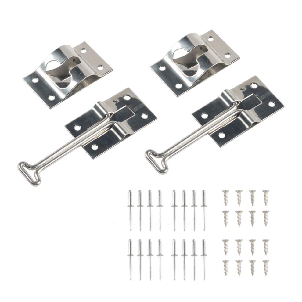 Rv Door Holder, Upgrade Snap Noiseless Trailer Latch, 4 Inch 4854032413613