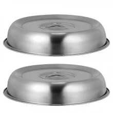Food Cover, 2 Pcs Stainless Steel Round Dish Steaming Protective Hood
