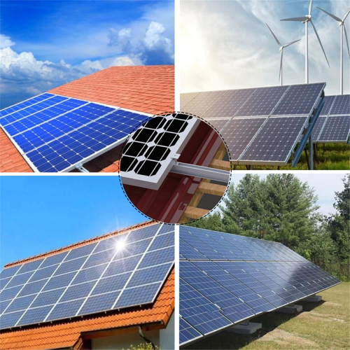Solarpanel-Montagehalterung mit Mitte für Trapezdach 30 mm 2