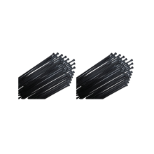 2X Cable Ties Black Pack of 300 mm x 7.6 UV Resistant Ultra with 75 Kg Tensile Strength Heat