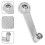 Umbrella Replacement Handle, Outdoor Rotary Crank Iron 3.7cm Diameter 3