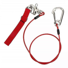Freediving Diving Lanyard, Loose Safety Cable for Underwater Sports Diving