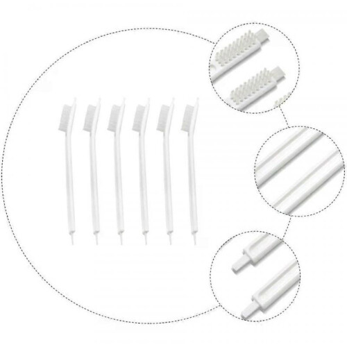 Juicer Soymilk Machine Cleaning Brush, 6Pcs Long Handle for Home Use, White 2