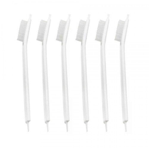 Juicer Soymilk Machine Cleaning Brush, 6Pcs Long Handle for Home Use, White