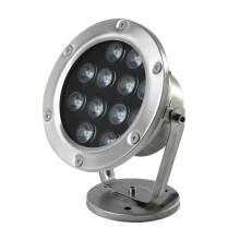 Submersible Pond Light, LED Underwater Lights IP68 Waterproof, 12W DC12/24V Stainless Steel Pool Light for Parties, Fountains, Gardens