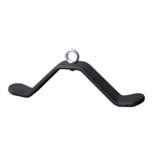 Triceps Pull Down Bar Attachment for Cable Machines, Heavy Duty Steel, Adjustable Length, Gym Fitness Equipment