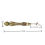 Vintage Thread Cutter Seam Ripper Unpicker - Sewing Handle Needlework Remover Copper 3