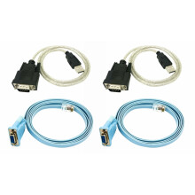 RJ45-Netzwerkkabel Seriell Rj45 auf DB9 und RS232 USB (2 in 1)