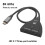 8K 60Hz -Compatible Switch 3 Port KVM Splitter Input 1 Output 8
