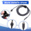 For Mini USB C to DC Power Cable 6.56FT Type-C 8