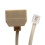 Telefon RJ11 Stecker auf Doppelbuchse Filter Splitter Adapter 9