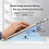 Foldable Laptop Stand with Cooling Fan, Cooler Pad D Silver 10