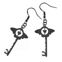 Acrylic Drop Earrings, Statement Fashion Ear Accessory for Women