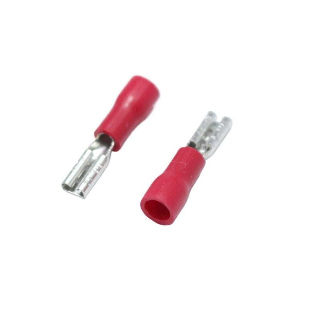 2.8Mm Crimp Terminal Connectors 50Pcs Female Pre-Insulated For 22Awg-16Awg Wire 0.5-1.5Mm2 Cable Imax 10A 6482260820699