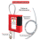 Lockout Tagout Cable Lock - 3.3ft Adjustable Lock, Steel with Vinyl Coating, -Cable 8
